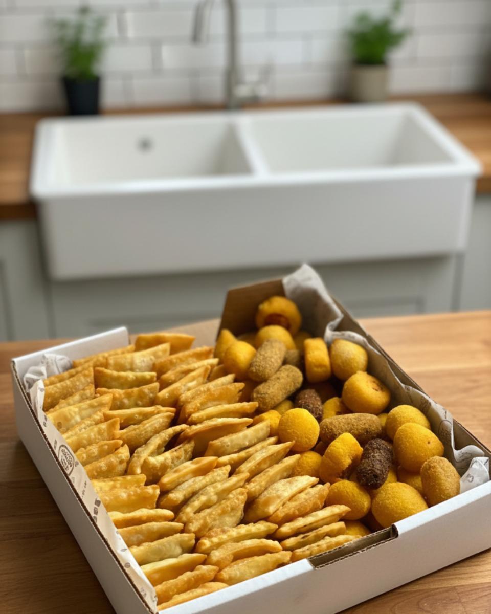 Combo Duo Mix 50 Salgados + 40 Mini Pastéis Misto