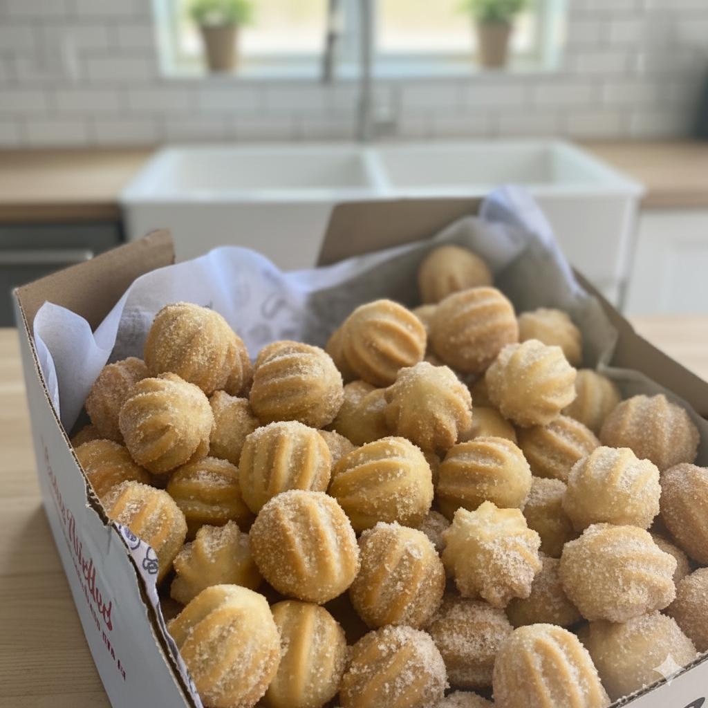 Caixinha com 25 Mini Churros Doce de Leite